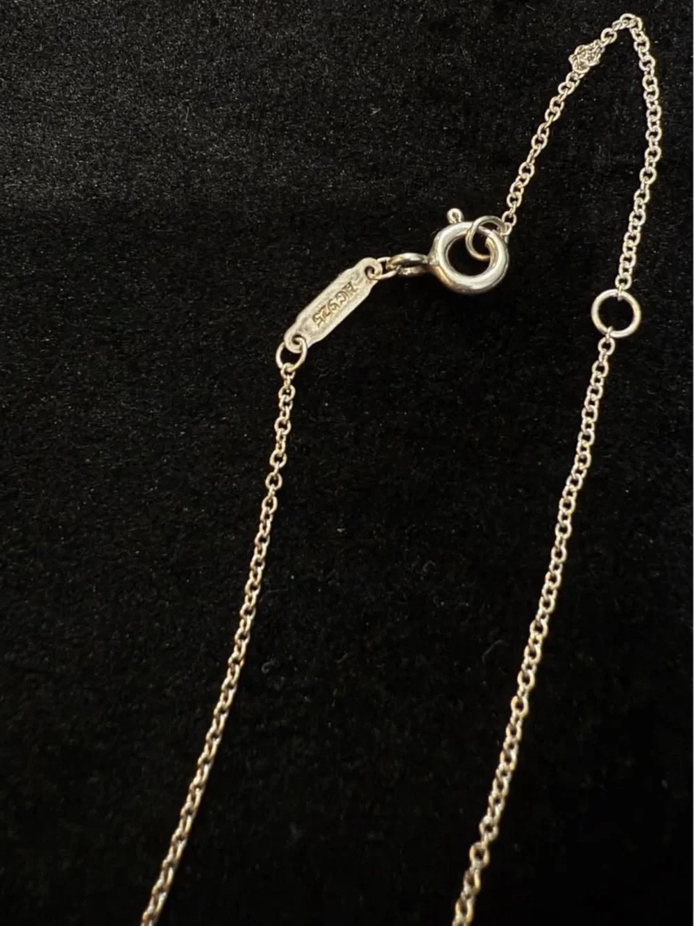 Tiffany & Co. Sterling Silver Atlas bar Roman Numeral Necklace